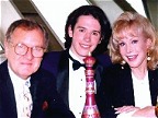 Patterson with friends Barbara Eden and Bill Daily