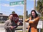 Patterson & Mario at I Dream of Jeannie Lane Cocoa Beach