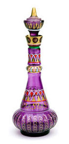 Purple Mirrored Trans Jeannie Bottle